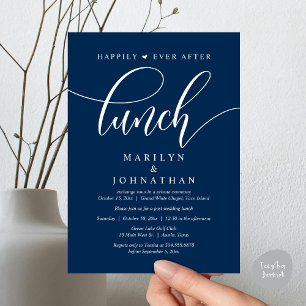 Happily Ever After Lunch, Post Wedding Invitation