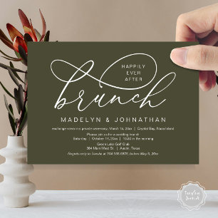 Happily Ever After Lunch, Wedding Elopement Invitation