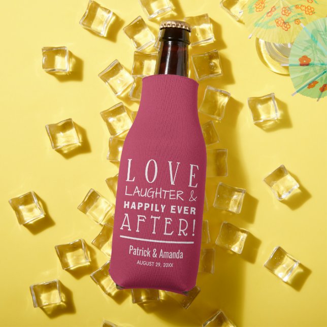 Happily Ever After MAGNETA Wedding Bottle Cooler (In Situ Summer)