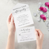 Happily Ever After Menu Choice Wedding Reception