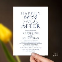 Happily Ever After, Modern Wedding Reception