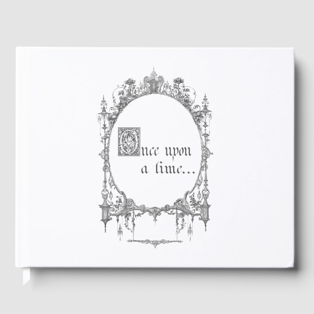 Happily Ever After Once Upon a Time Fairytale Guest Book (Front)