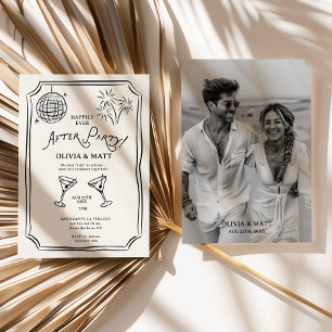 Happily Ever After Party Elopement Wedding Invitation