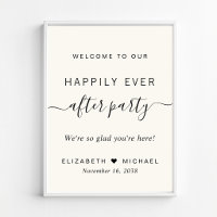 Happily Ever After Party Ivory Wedding Reception