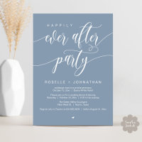 Happily Ever After Party Modern Wedding Dinner