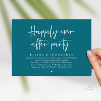  Happily Ever After Party Modern Wedding Reception