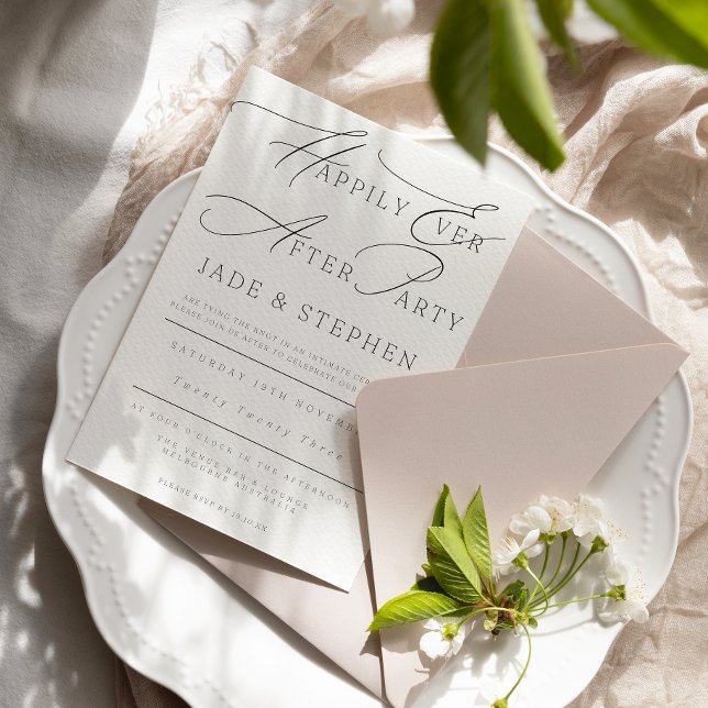 Happily Ever After Party, Reception Invitation (Creator Uploaded)