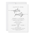 Happily Ever After Party Simple Wedding Reception