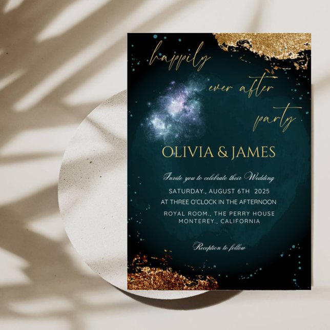 Happily Ever After Party Wedding Celebration Invitation (Creator Uploaded)