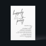 Happily Ever After Party Wedding Elopement Dinner Invitation<br><div class="desc">Mark the beginning of your forever with elegance using our contemporary-themed wedding elopement celebration invitation card, "Happily ever after party". Perfect for couples extending their joyous occasion, this invitation exudes sophistication with a hint of playfulness, setting the stage for a memorable event. Adorned with a timeless modern script design theme,...</div>
