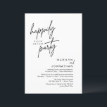 Happily Ever After Party Wedding Elopement Dinner Invitation<br><div class="desc">Mark the beginning of your forever with elegance using our contemporary-themed wedding elopement celebration invitation card, "Happily ever after party". Perfect for couples extending their joyous occasion, this invitation exudes sophistication with a hint of playfulness, setting the stage for a memorable event. Adorned with a timeless modern script design theme,...</div>
