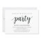 Happily ever after party, wedding elopement invite