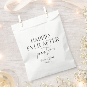 Happily Ever After Party Wedding Reception Favour Bags
