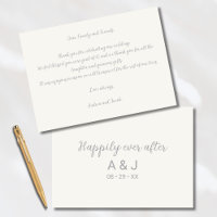 Happily Ever After Pearl White Silver Monogrammed