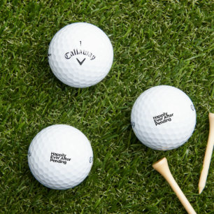 Happily Ever After Pending Newly Engaged Couples Golf Balls