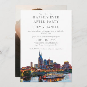 Happily Ever After Photo Nashville Wedding Invitation