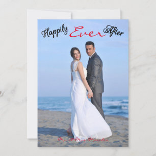 Happily Ever After Photo - Wedding Announcement