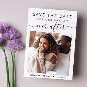 Happily Ever After Photo Wedding Save The Date