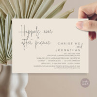 Happily Ever After Picnic, Wedding Elopement