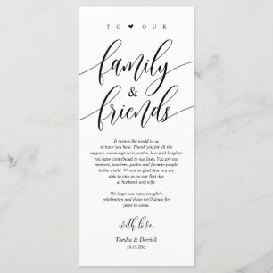 Happily ever after, Place Setting Thank You Cards