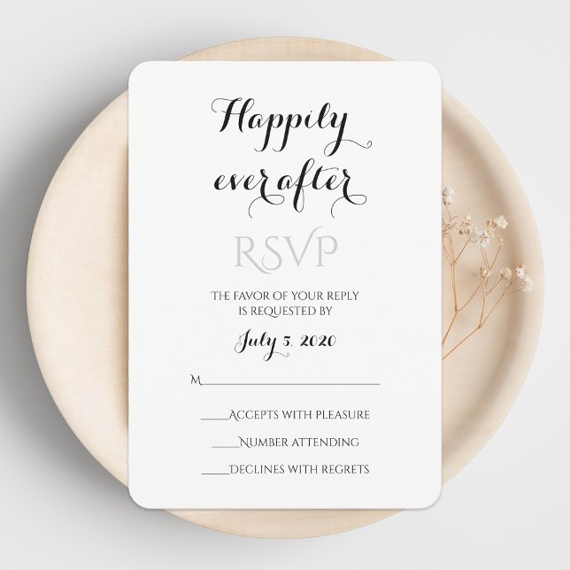 Happily Ever After RSVP Card (Creator Uploaded)