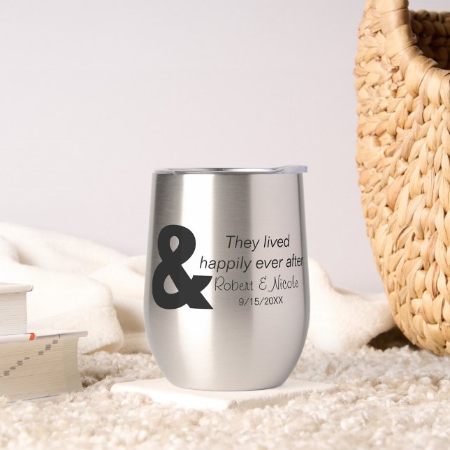 Happily Ever After Stemless Thermal Wine Tumbler (Creator Uploaded)