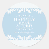 HAPPILY EVER AFTER Storybook Party Favour Sticker