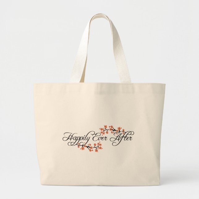 Happily Ever After Tropical Hibiscus Wedding Bag (Front)