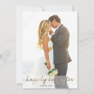 Happily Ever After Wedding Announcement and Invite