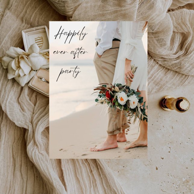 Happily Ever After Wedding Celebration Party Invitation (Creator Uploaded)