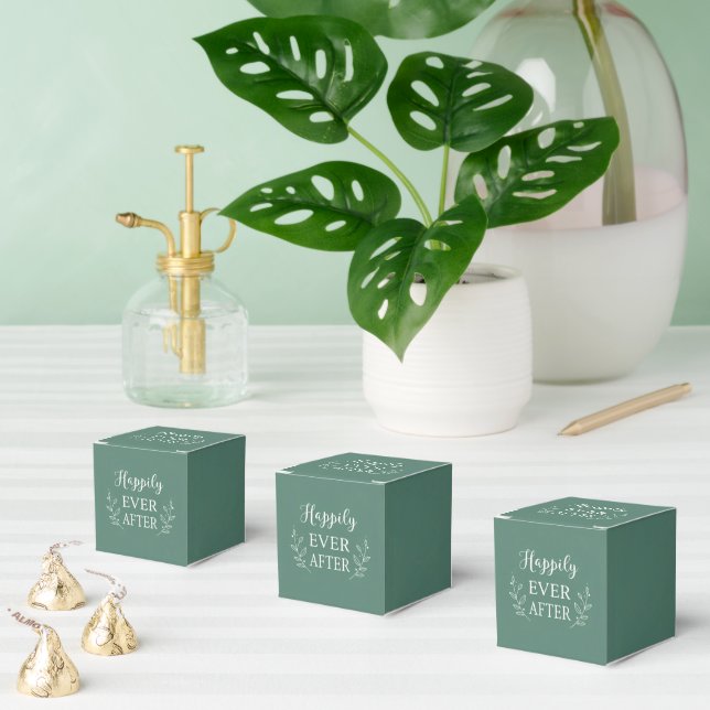 “Happily Ever After” Wedding Design – Elegant  Favour Box (Multiple)