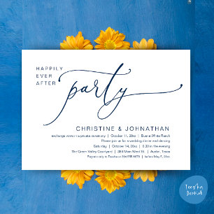 Happily Ever After Wedding Dinner Party Dancing Invitation