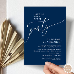 Happily Ever After Wedding Elopement Party Invitation