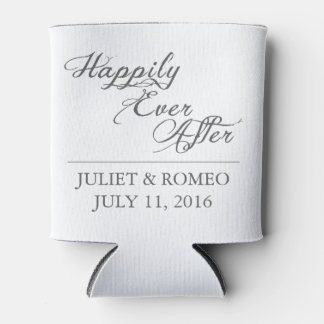 Happily Ever After Wedding Engagement Favour Can Cooler