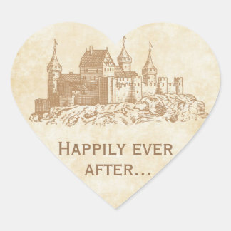 Happily Ever After Wedding Favour Stickers