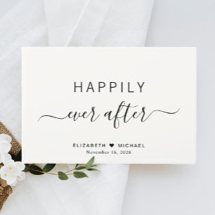 Happily Ever After Wedding Guest Book