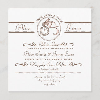 Happily Ever After Wedding Invitation