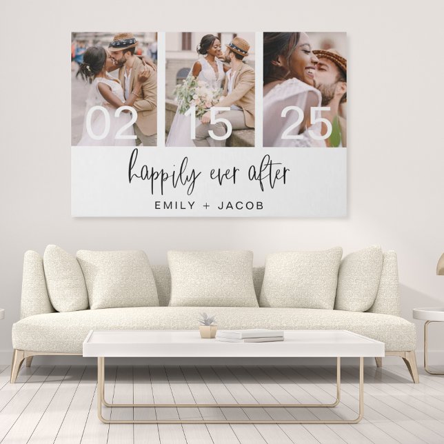 Happily Ever After Wedding Minimalist Simple Poster (Creator Uploaded)