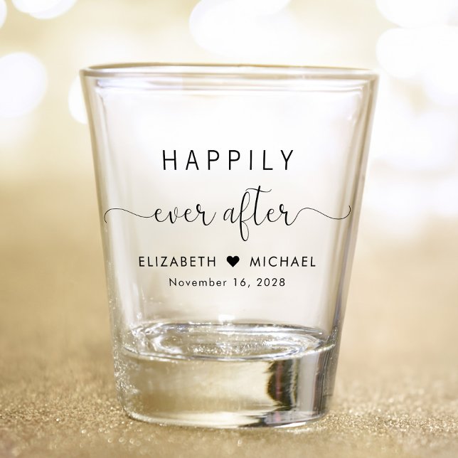 Happily Ever After Wedding Shot Glass (Creator Uploaded)