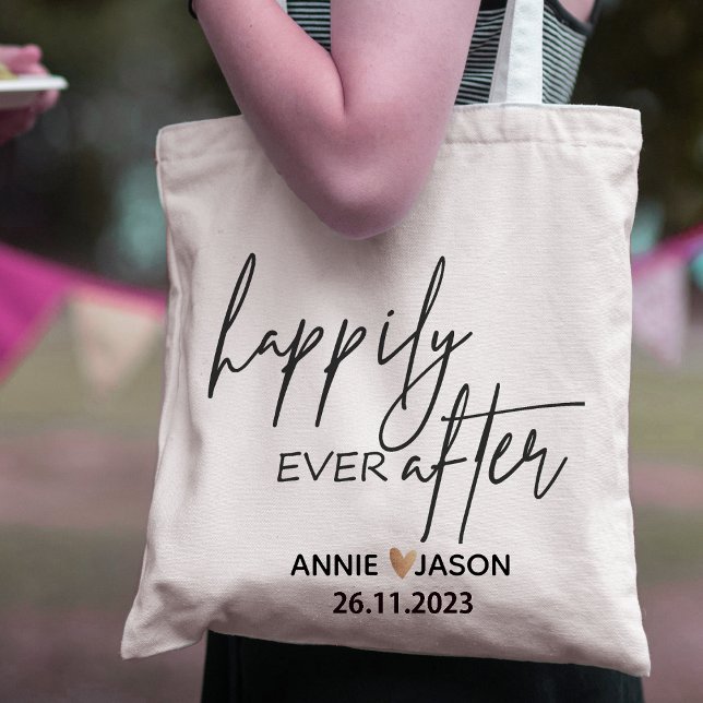 Happily Ever After Wedding Tote Bag (Creator Uploaded)