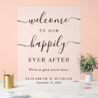 Happily Ever After Wedding Welcome Frosted