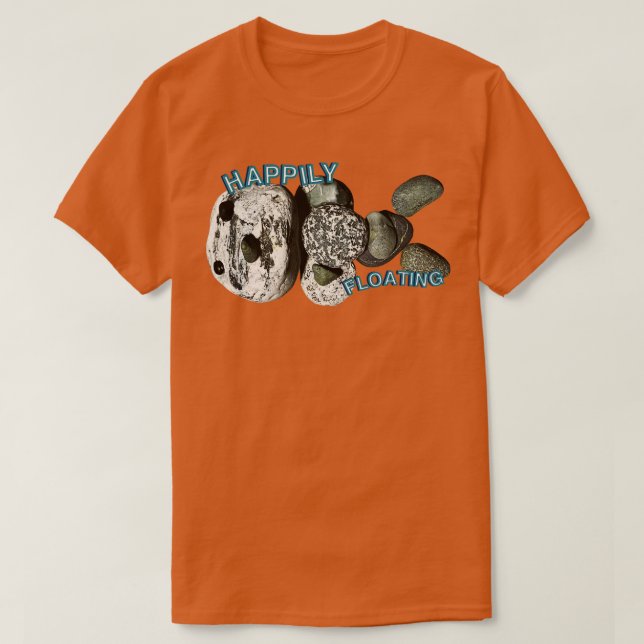 Happily FLOATING OTTER TShirt (Design Front)