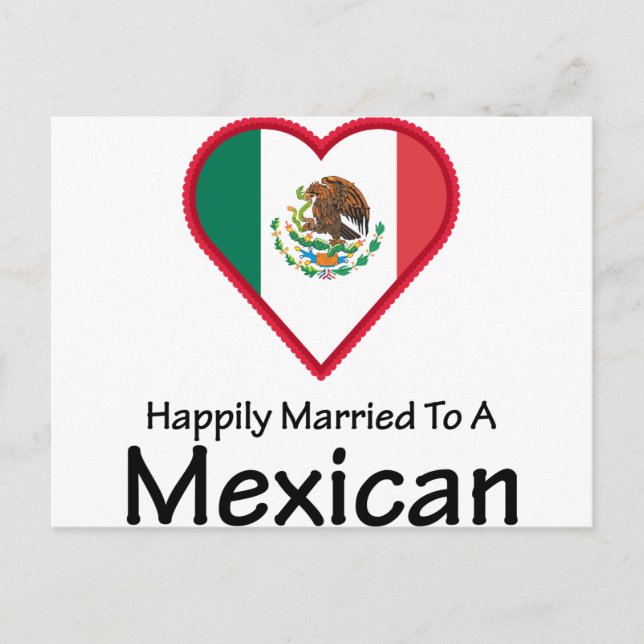 Happily Married Mexican Postcard (Front)
