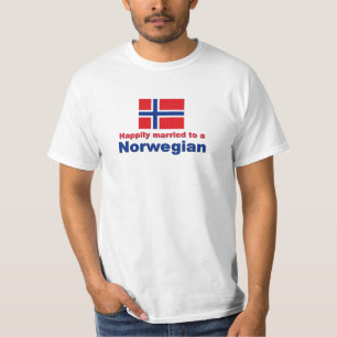 Happily Married To A Norwegian T-Shirt