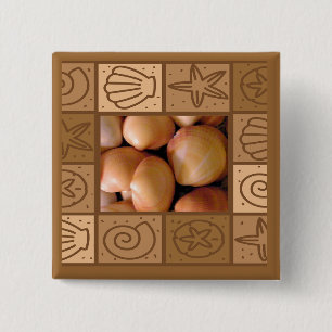 Happiness_ 15 Cm Square Badge