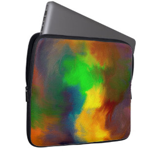 Happiness and arts laptop sleeve