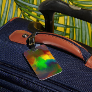Happiness and arts luggage tag
