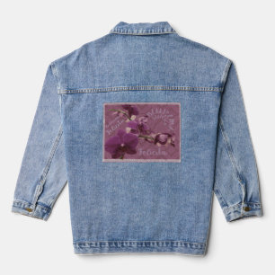 Happiness and Beauty purple vintage floral jacket