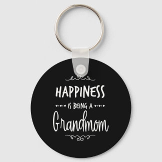 Happiness Being A Grandmom Special Grandma  Key Ring