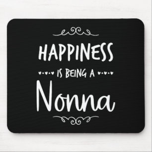 Happiness Being A Nonna Italy Italian Grandma Mouse Pad